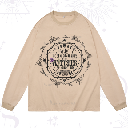 Purplehecate We Are the Granddaughters of the Witches You Could Not Burn Long Sleeve T-Shirt