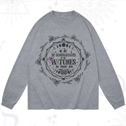 Purplehecate We Are the Granddaughters of the Witches You Could Not Burn Long Sleeve T-Shirt