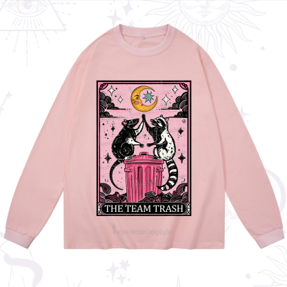 Purplehecate The Team Trash Opossum tarot Long Sleeve T-Shirt