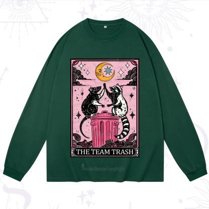 Purplehecate The Team Trash Opossum tarot Long Sleeve T-Shirt