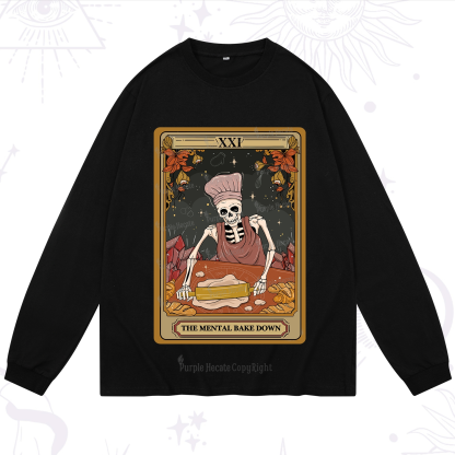 Purplehecate The Mental Bake Down Tarot Long Sleeve T-Shirt