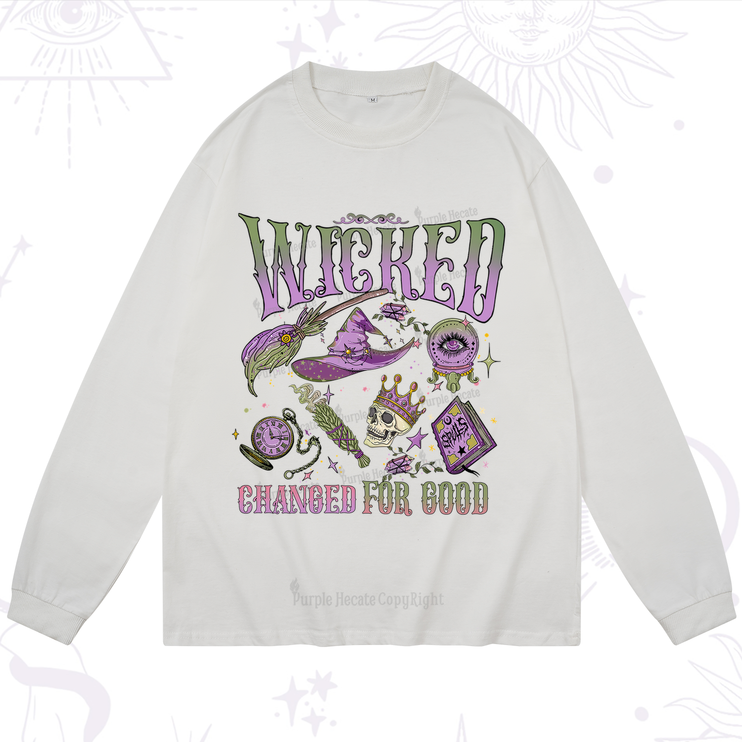 Purplehecate Wicked Changed For Good Long Sleeve T-Shirt