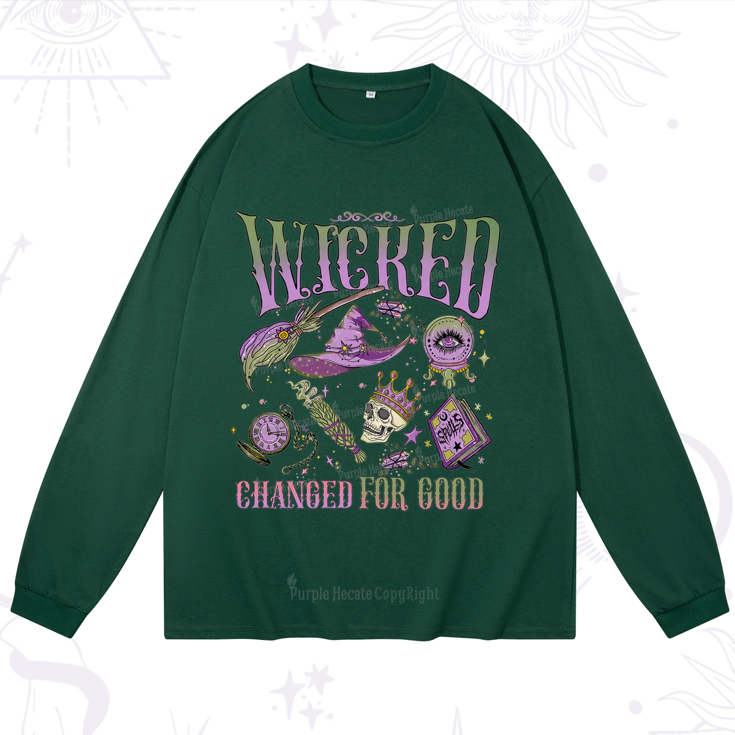 Purplehecate Wicked Changed For Good Long Sleeve T-Shirt