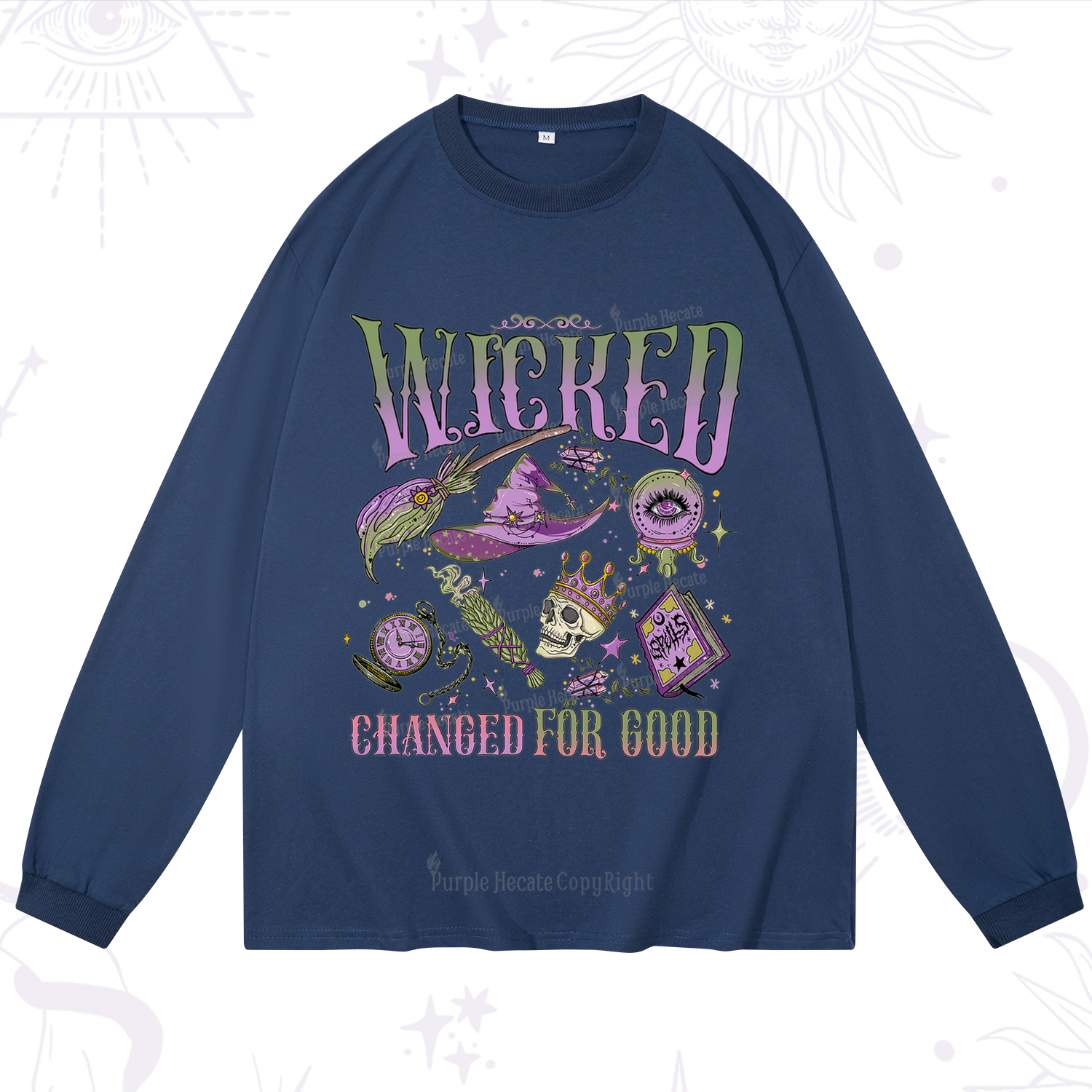 Purplehecate Wicked Changed For Good Long Sleeve T-Shirt