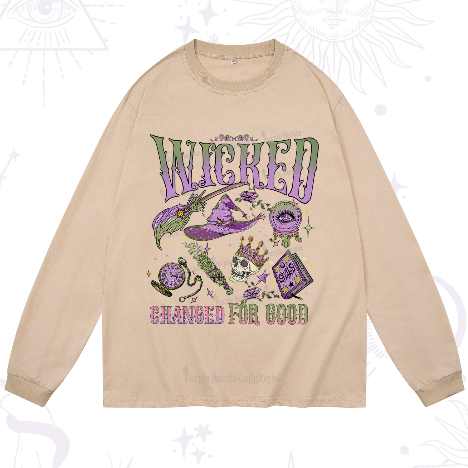Purplehecate Wicked Changed For Good Long Sleeve T-Shirt