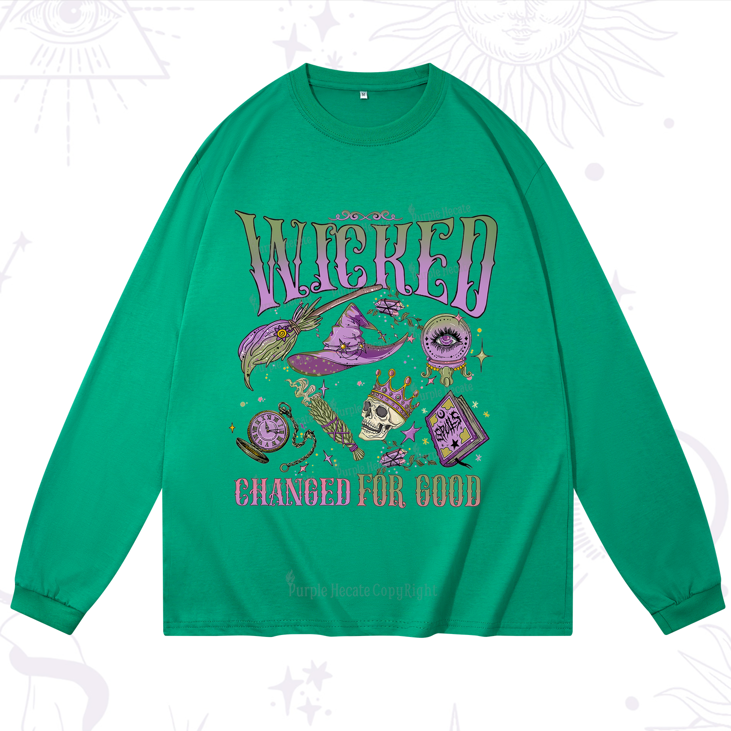 Purplehecate Wicked Changed For Good Long Sleeve T-Shirt