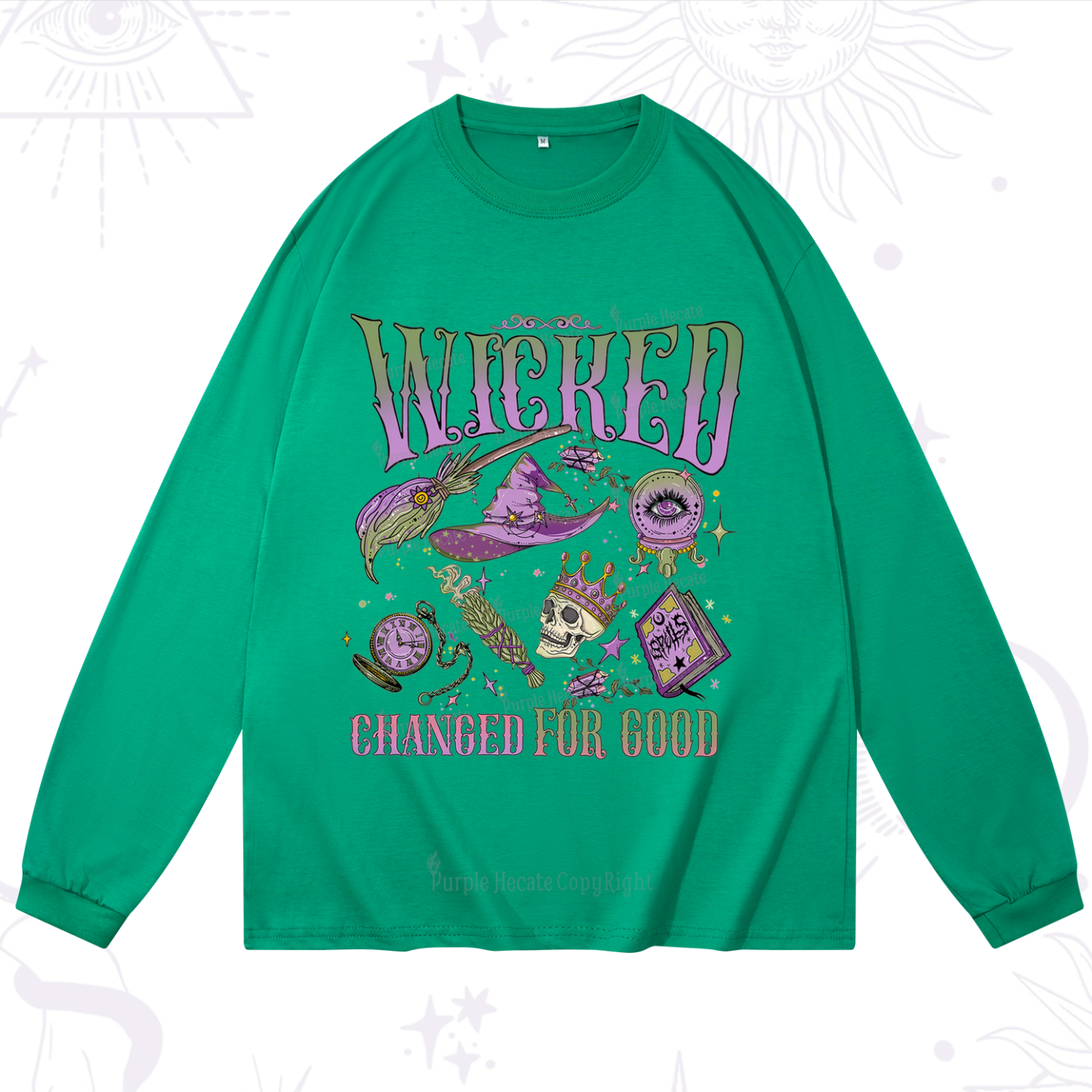Purplehecate Wicked Changed For Good Long Sleeve T-Shirt