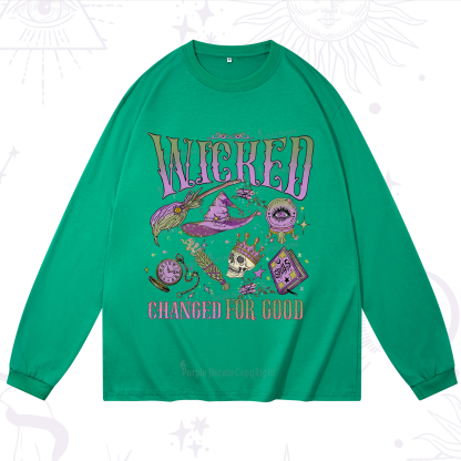 Purplehecate Wicked Changed For Good Long Sleeve T-Shirt