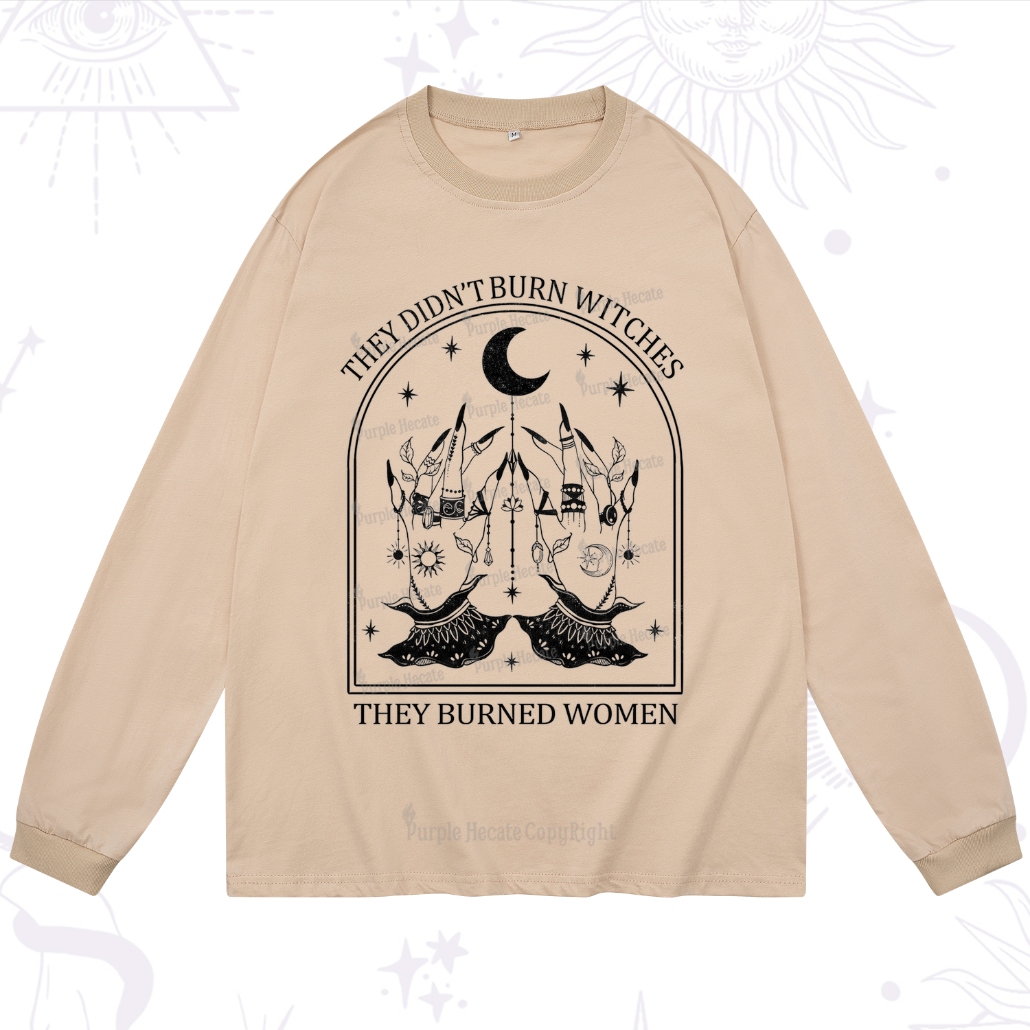 Purplehecate They Didn't Burn Witches Long Sleeve T-Shirt