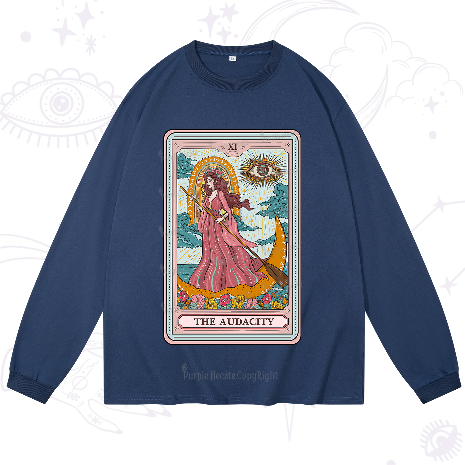 Purplehecate The Audacity Goddess Tarot Long Sleeve T-Shirt