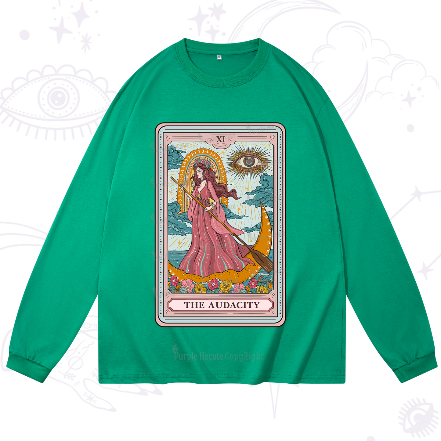 Purplehecate The Audacity Goddess Tarot Long Sleeve T-Shirt