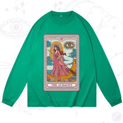 Purplehecate The Audacity Goddess Tarot Long Sleeve T-Shirt