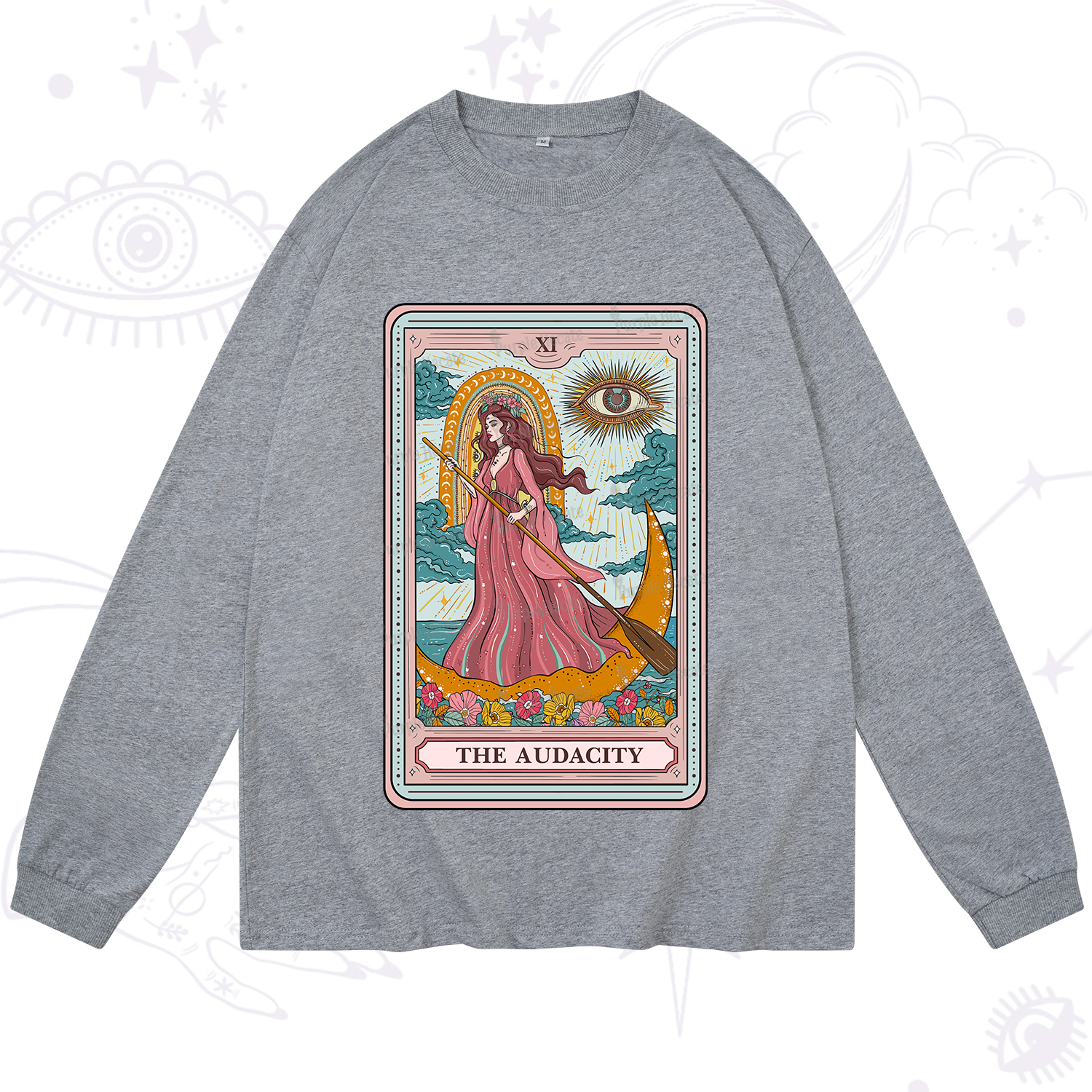 Purplehecate The Audacity Goddess Tarot Long Sleeve T-Shirt