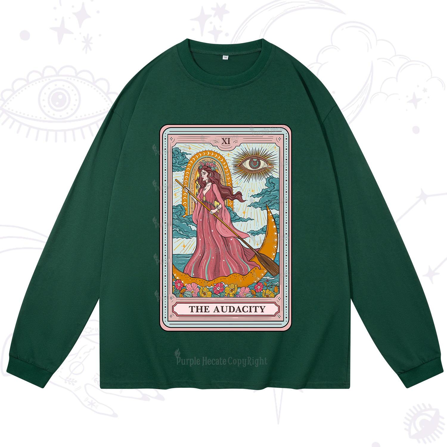 Purplehecate The Audacity Goddess Tarot Long Sleeve T-Shirt