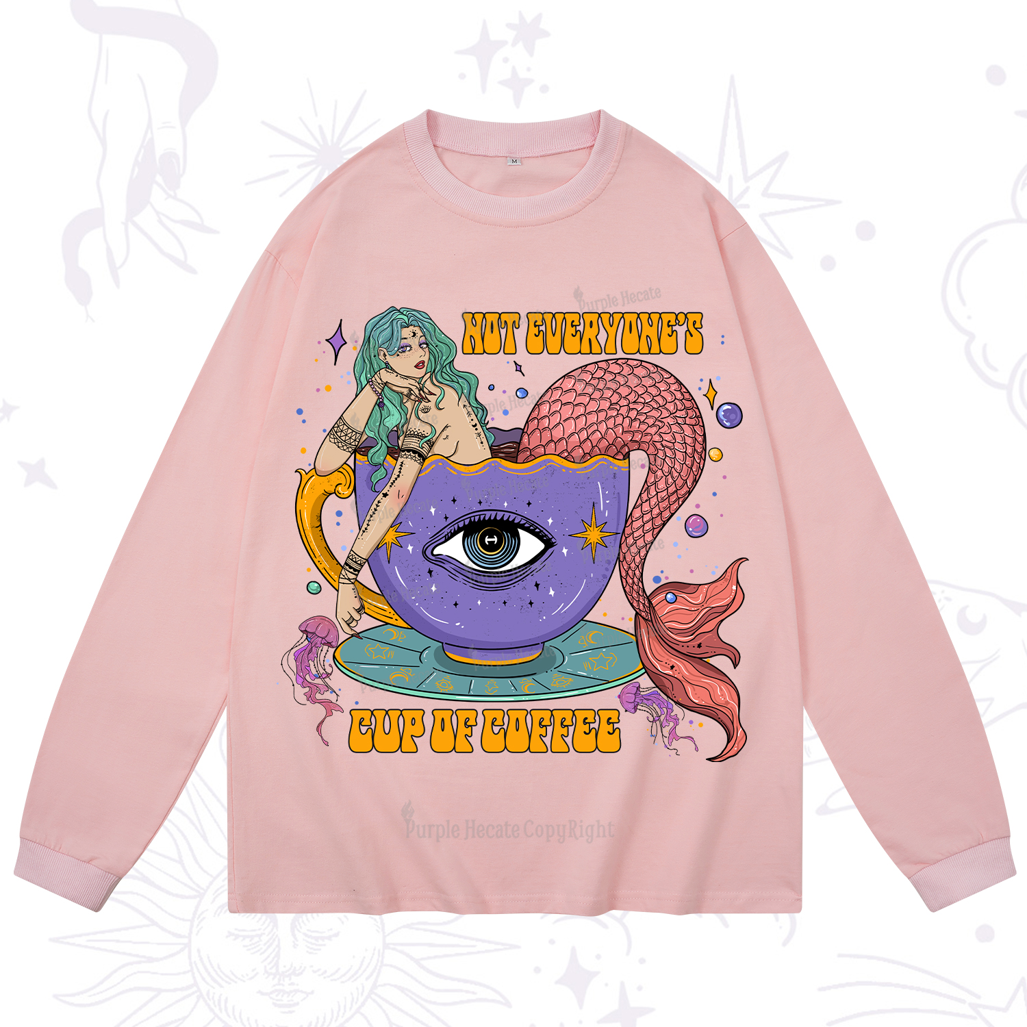 Purplehecate Not Everyone's Cup Of Coffee Long Sleeve T-Shirt