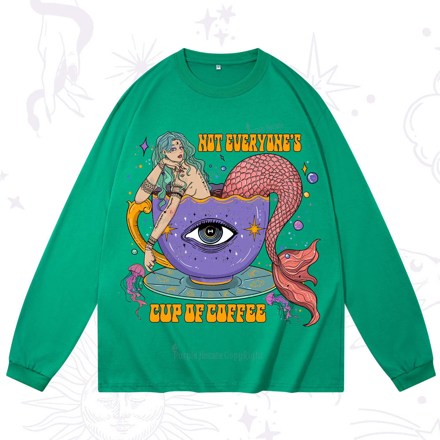 Purplehecate Not Everyone's Cup Of Coffee Long Sleeve T-Shirt