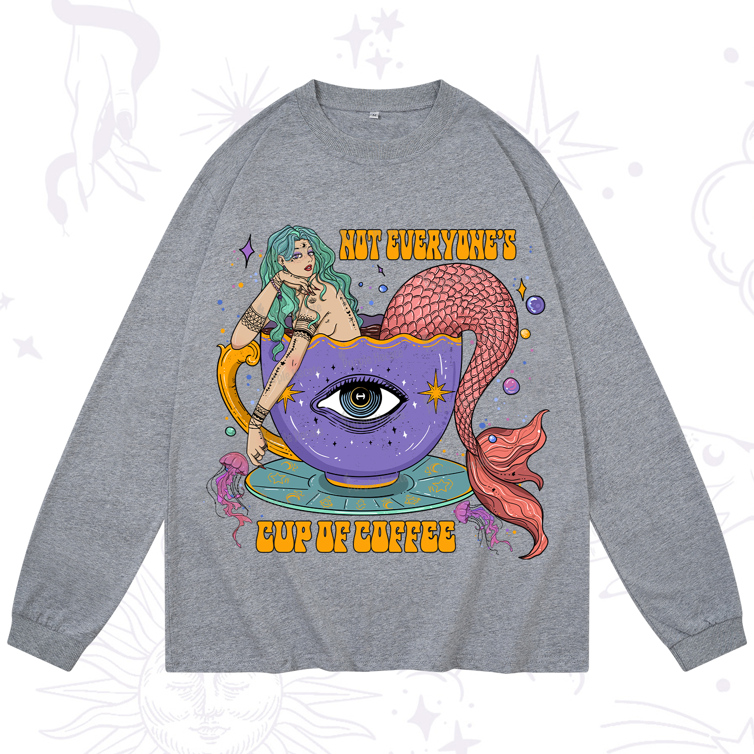 Purplehecate Not Everyone's Cup Of Coffee Long Sleeve T-Shirt