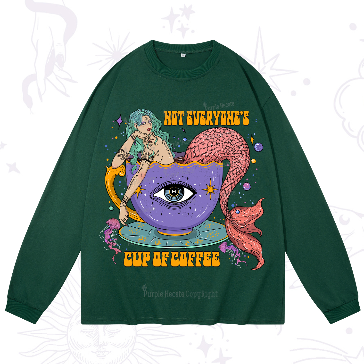 Purplehecate Not Everyone's Cup Of Coffee Long Sleeve T-Shirt