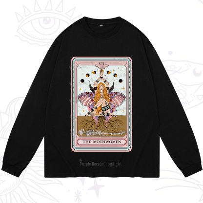 Purplehecate The Mothwomen Tarot Long Sleeve T-Shirt