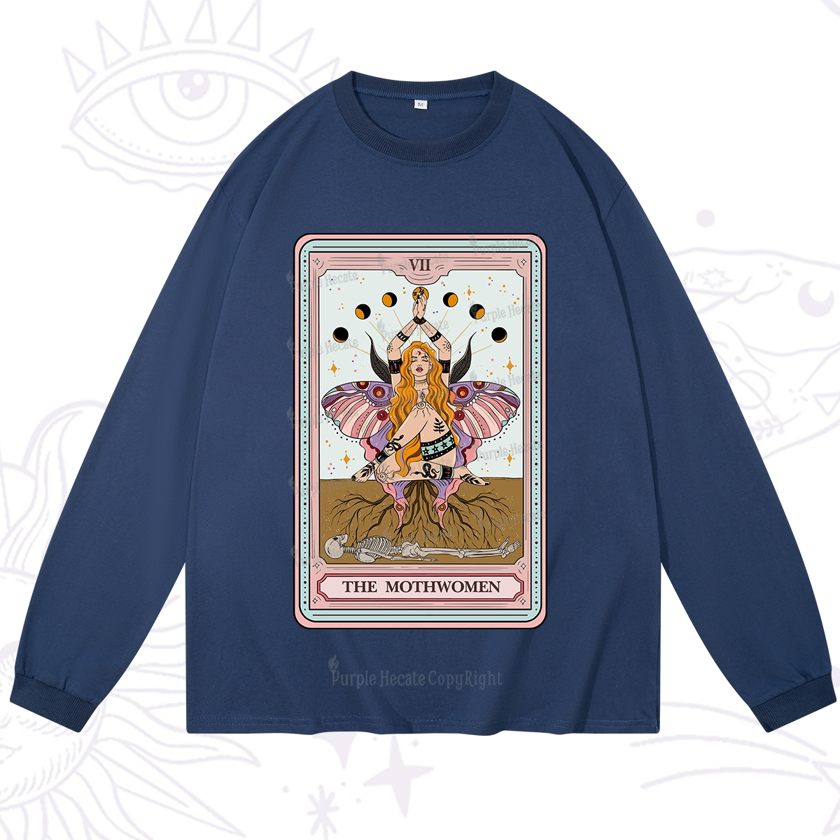 Purplehecate The Mothwomen Tarot Long Sleeve T-Shirt