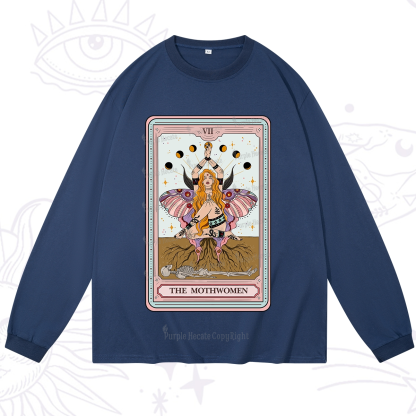 Purplehecate The Mothwomen Tarot Long Sleeve T-Shirt
