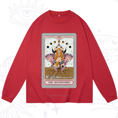 Purplehecate The Mothwomen Tarot Long Sleeve T-Shirt