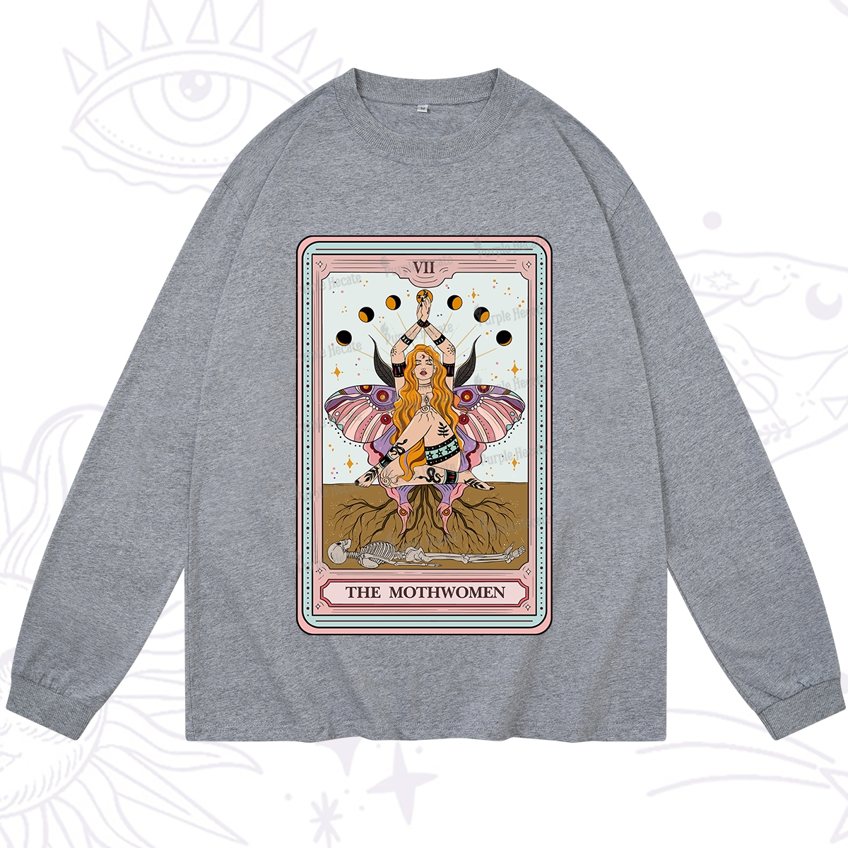 Purplehecate The Mothwomen Tarot Long Sleeve T-Shirt