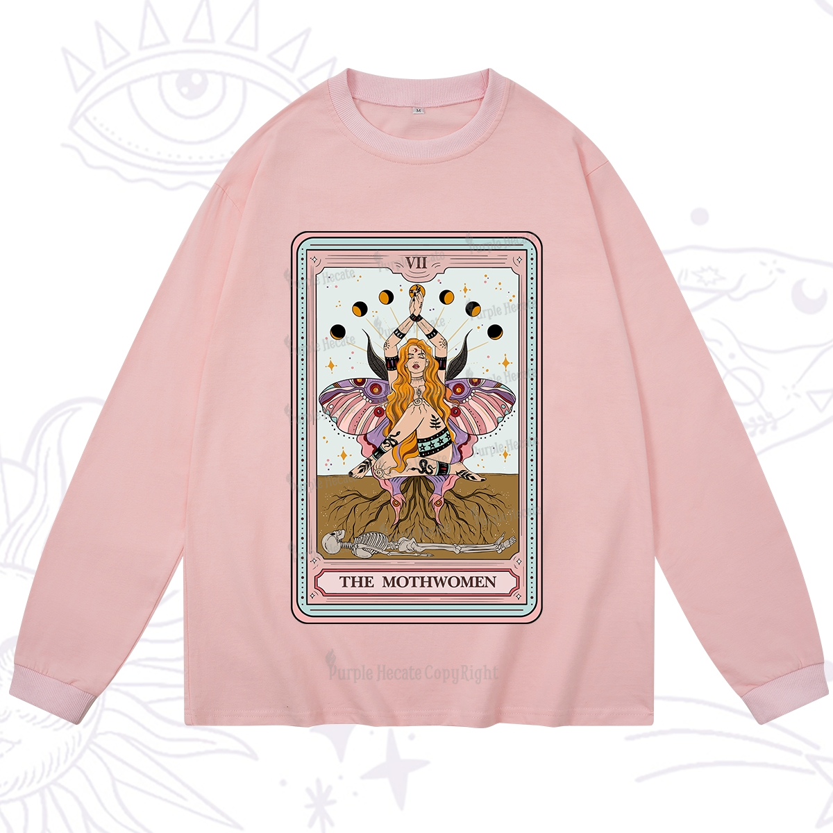 Purplehecate The Mothwomen Tarot Long Sleeve T-Shirt