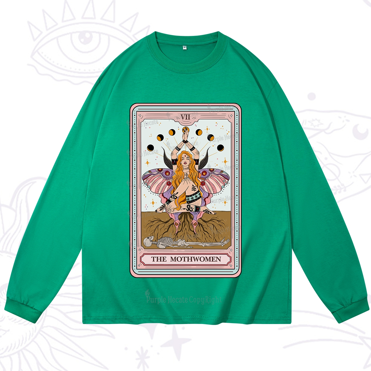 Purplehecate The Mothwomen Tarot Long Sleeve T-Shirt