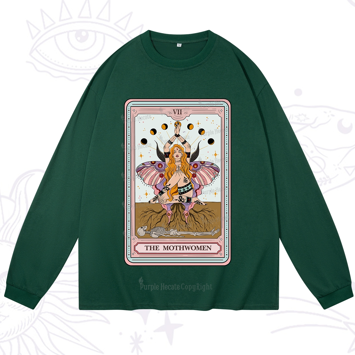 Purplehecate The Mothwomen Tarot Long Sleeve T-Shirt