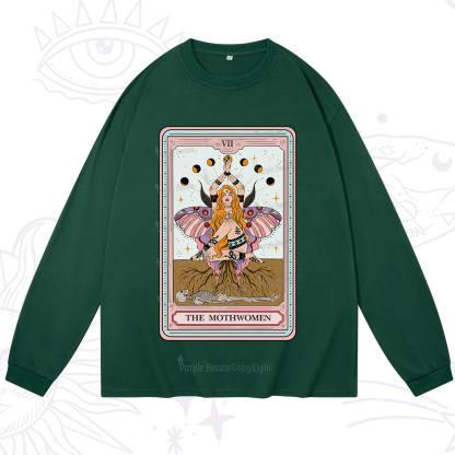 Purplehecate The Mothwomen Tarot Long Sleeve T-Shirt