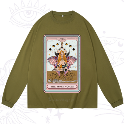 Purplehecate The Mothwomen Tarot Long Sleeve T-Shirt