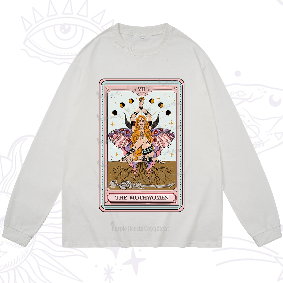 Purplehecate The Mothwomen Tarot Long Sleeve T-Shirt