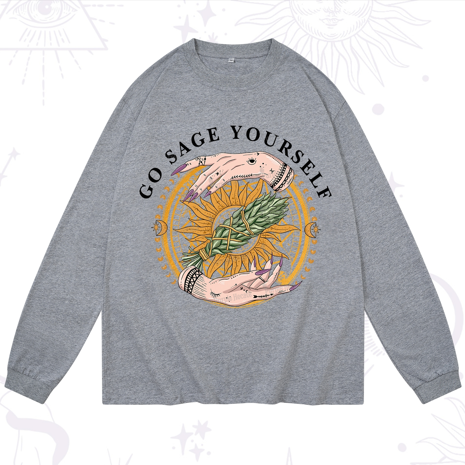 Purplehecate Sage Your Spirit Long Sleeve T-Shirt