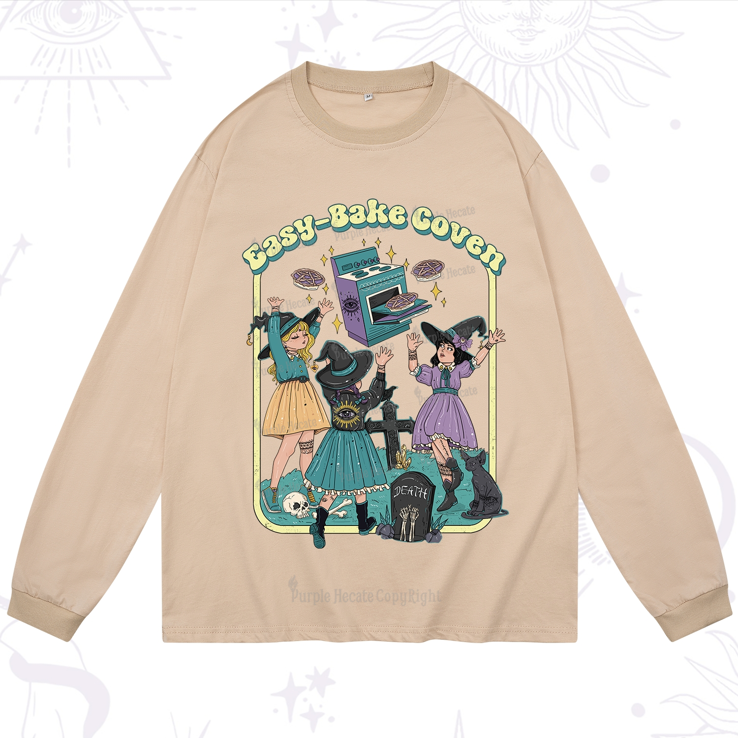 Purplehecate Easy Bake Coven Long Sleeve T-Shirt