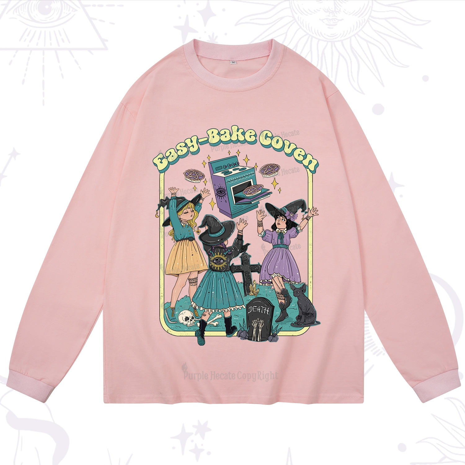 Purplehecate Easy Bake Coven Long Sleeve T-Shirt