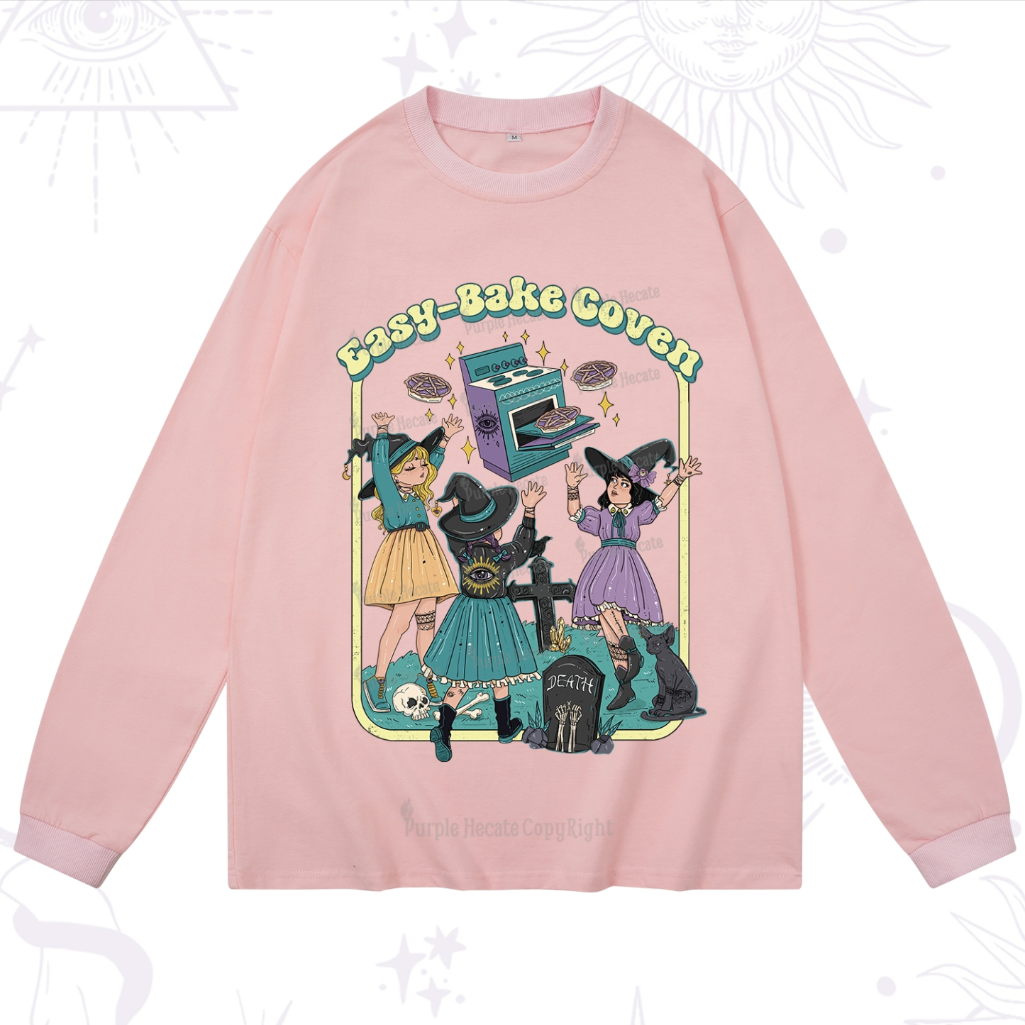 Purplehecate Easy Bake Coven Long Sleeve T-Shirt