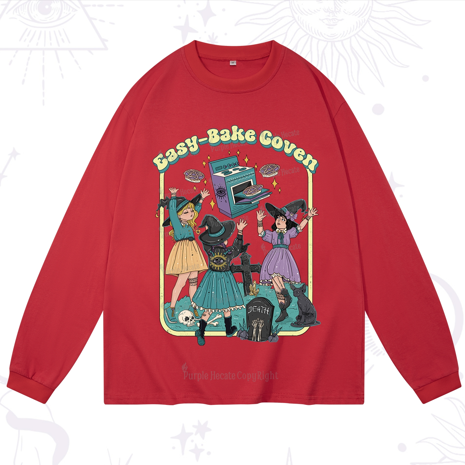 Purplehecate Easy Bake Coven Long Sleeve T-Shirt