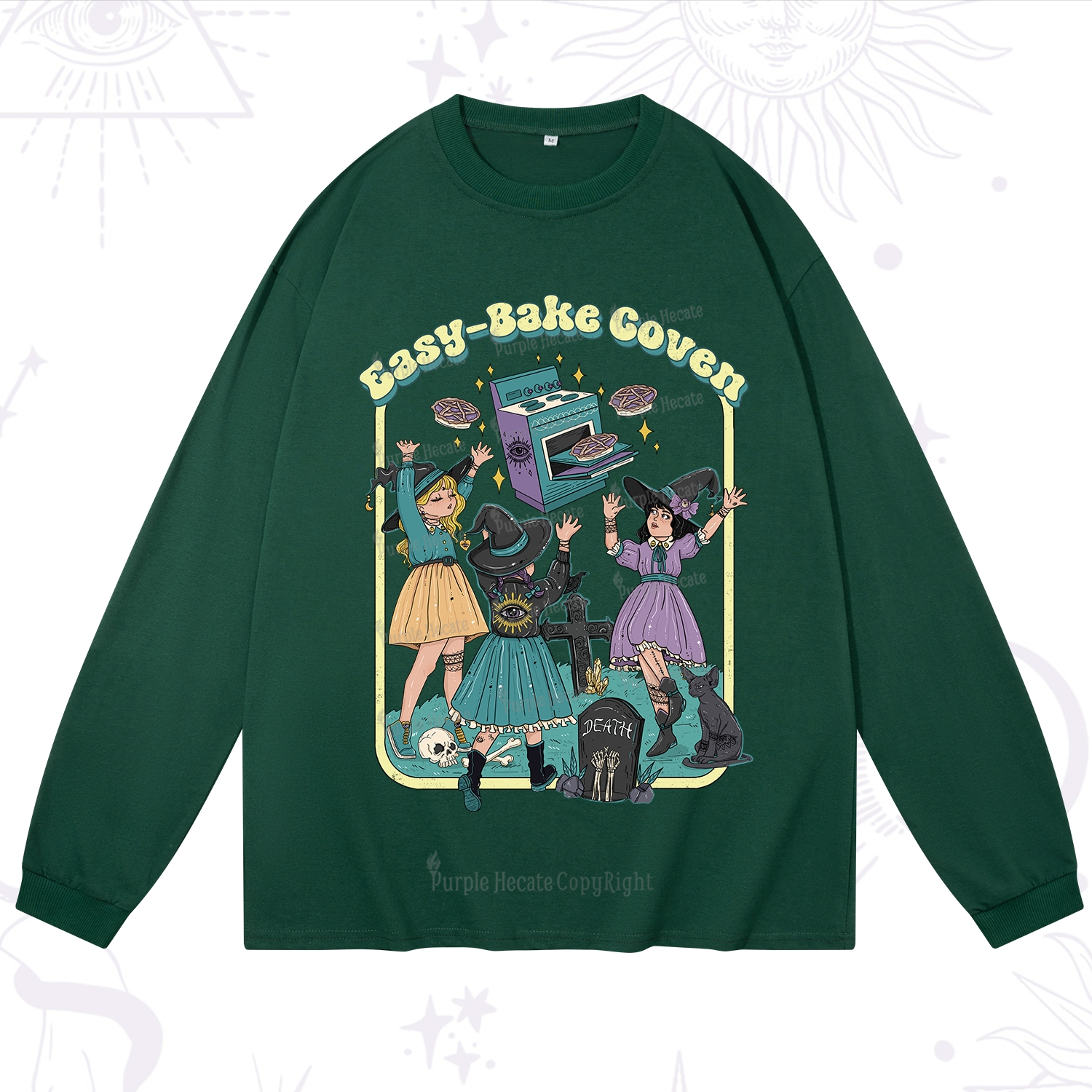 Purplehecate Easy Bake Coven Long Sleeve T-Shirt