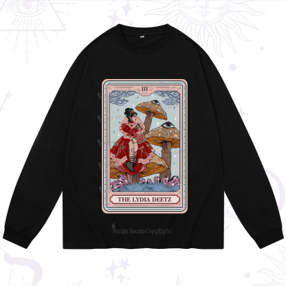 Purplehecate The Lydia Deetz Tarot Long Sleeve T-Shirt