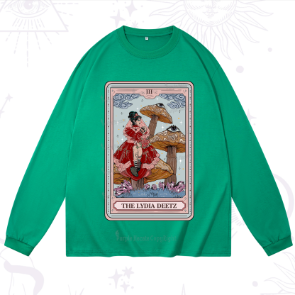 Purplehecate The Lydia Deetz Tarot Long Sleeve T-Shirt