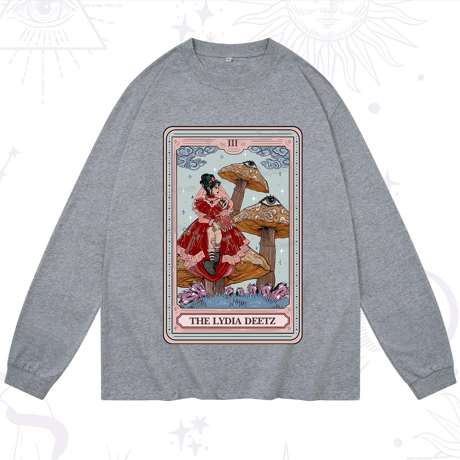 Purplehecate The Lydia Deetz Tarot Long Sleeve T-Shirt