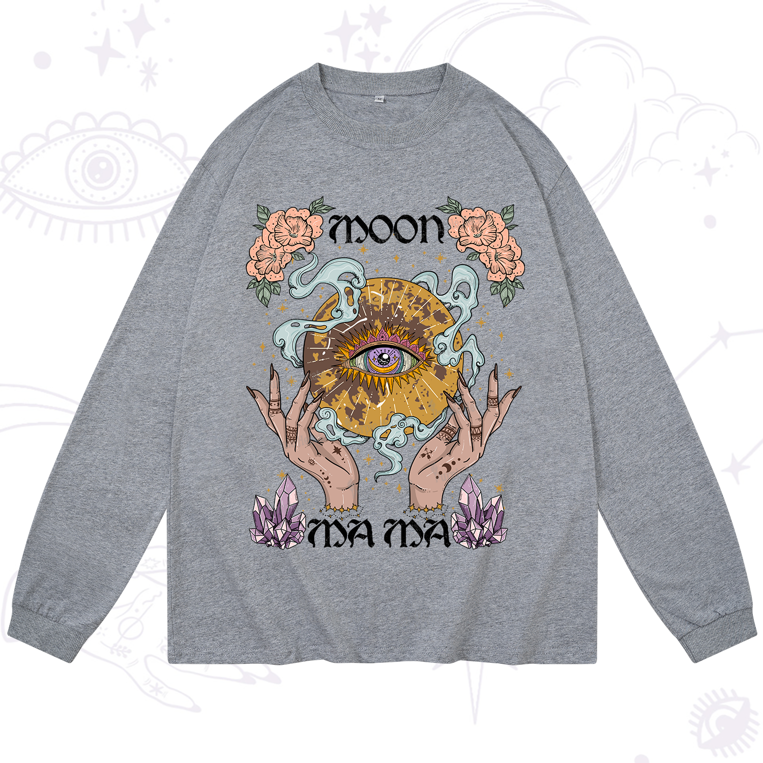 Purplehecate Moon Mama Long Sleeve T-Shirt