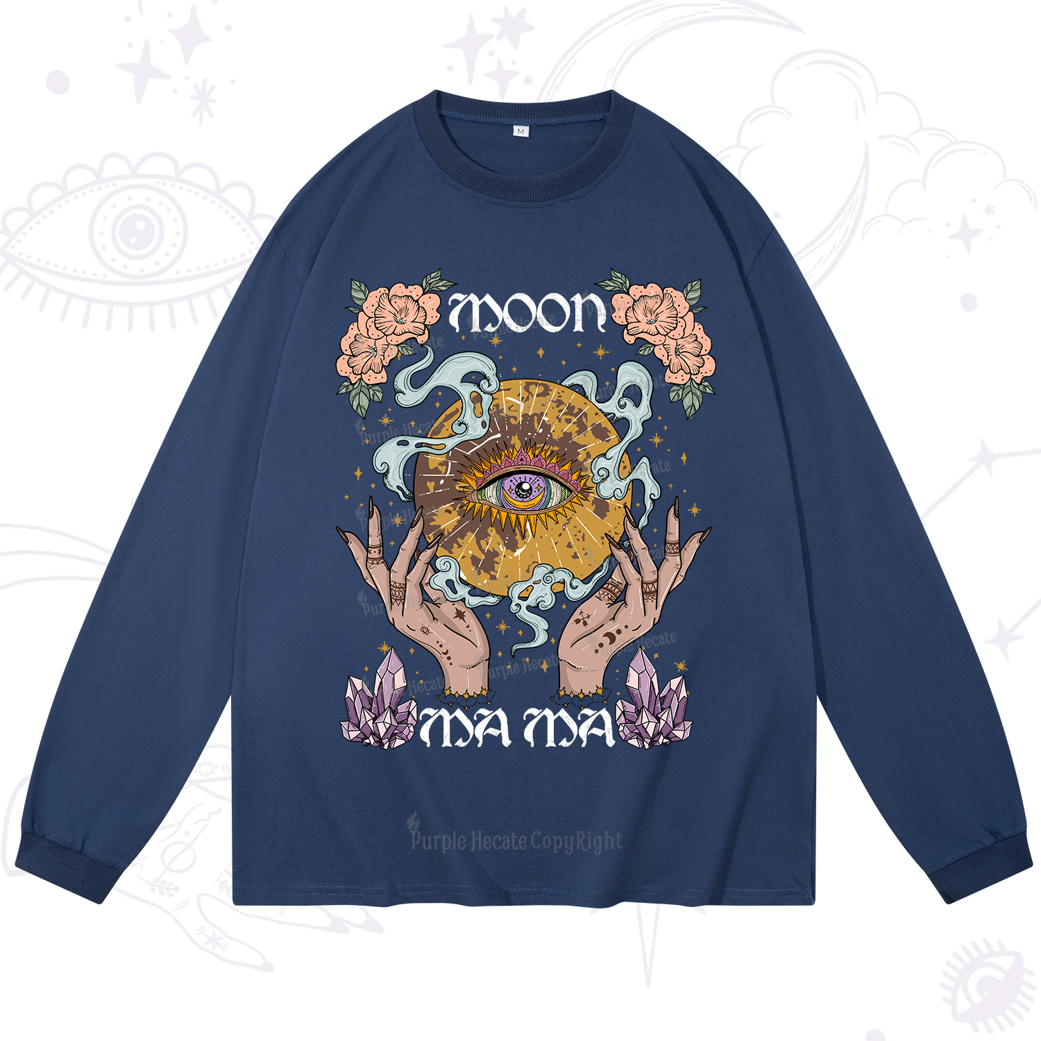Purplehecate Moon Mama Long Sleeve T-Shirt