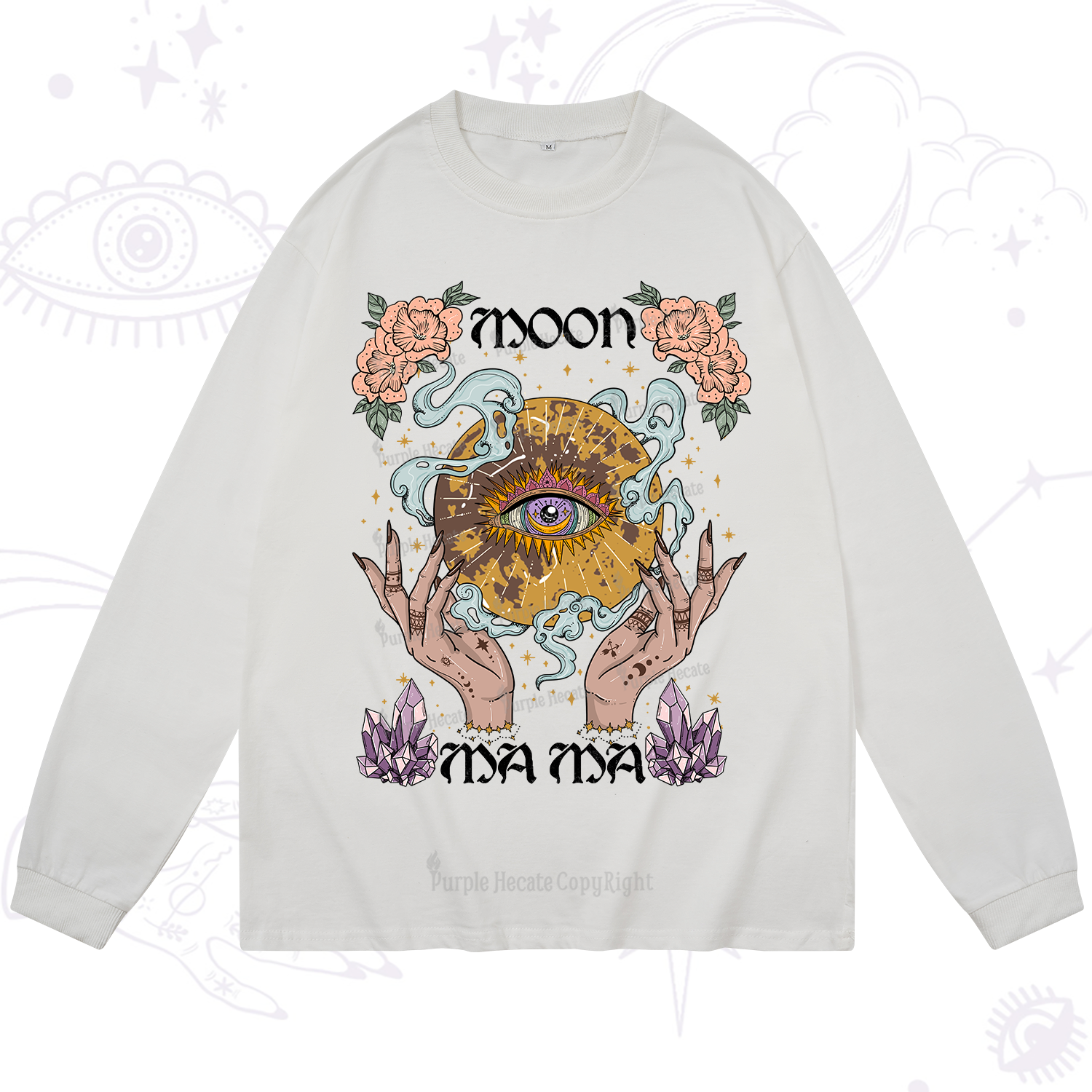Purplehecate Moon Mama Long Sleeve T-Shirt