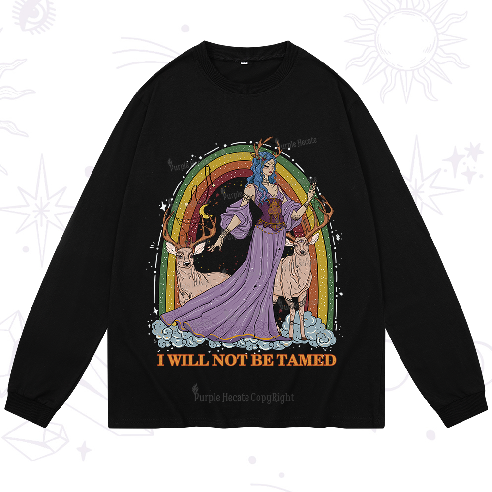 Purplehecate I Will No Be Tamed Long Sleeve T-Shirt