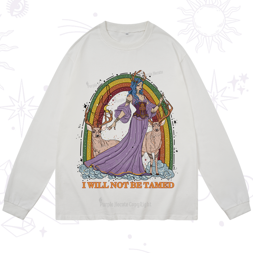 Purplehecate I Will No Be Tamed Long Sleeve T-Shirt