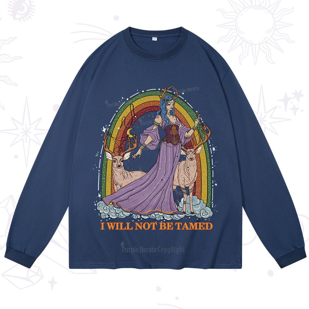 Purplehecate I Will No Be Tamed Long Sleeve T-Shirt