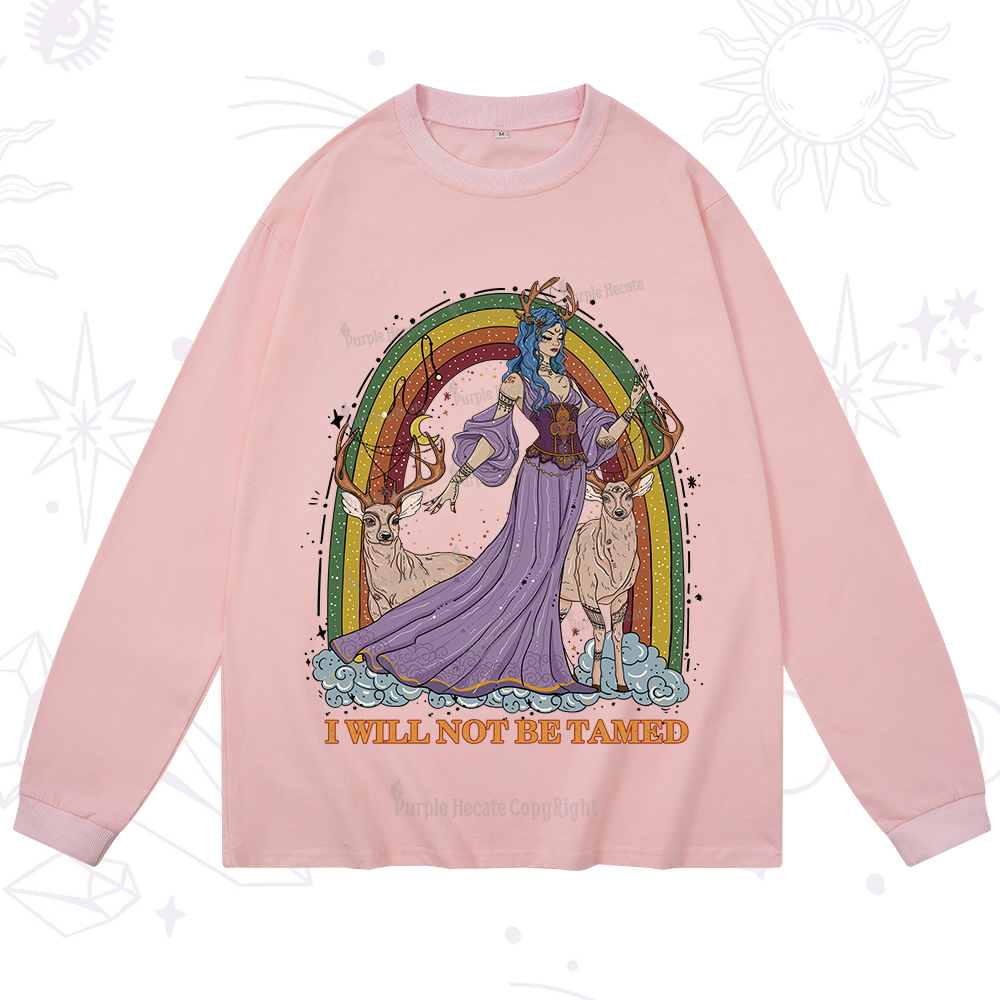 Purplehecate I Will No Be Tamed Long Sleeve T-Shirt