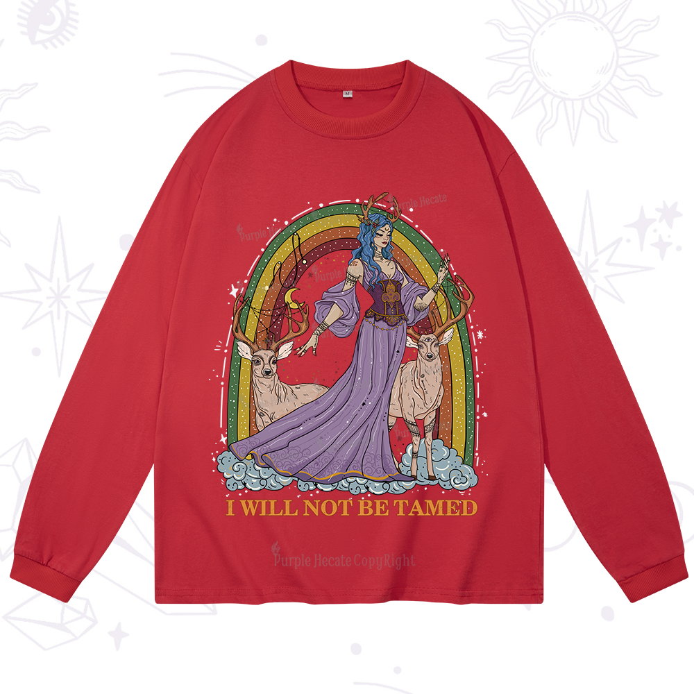 Purplehecate I Will No Be Tamed Long Sleeve T-Shirt